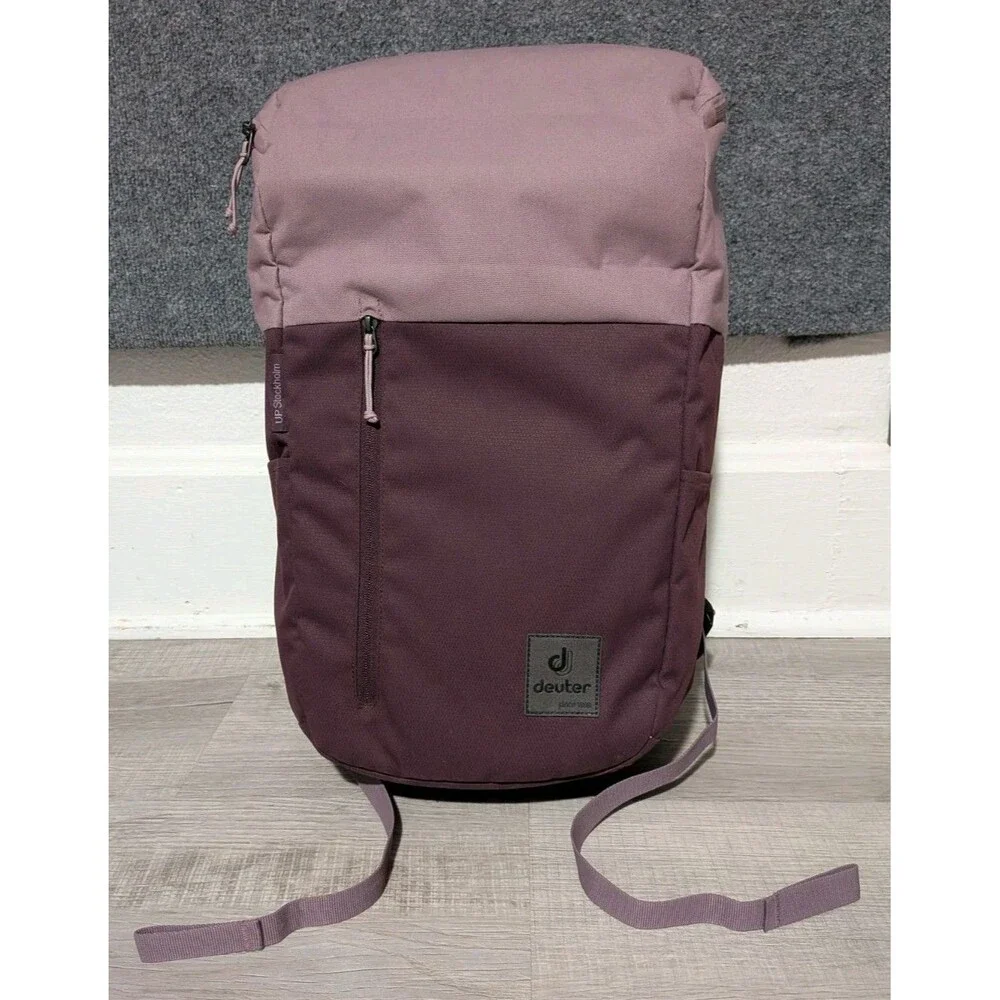 Deuter UP Stockholm Backpack In Purple Contact Travel Work Bag
